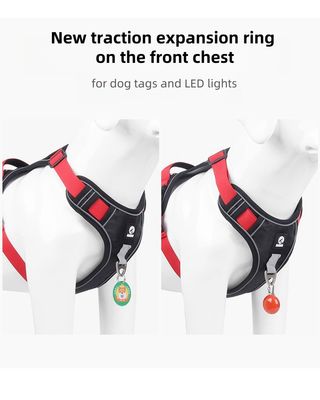Dog leash explosion-proof big dog chest harness reflective large dog dog leash vest pet leash