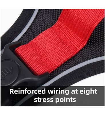 Dog leash explosion-proof big dog chest harness reflective large dog dog leash vest pet leash