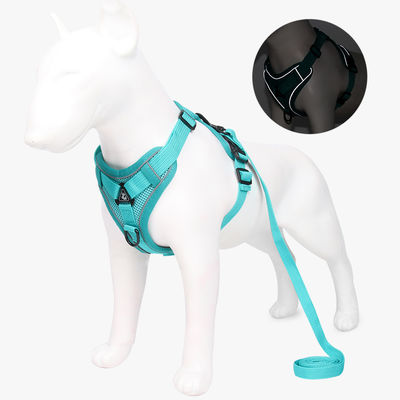 Leash for small dogs and cats with reflective breathable vest pet harness