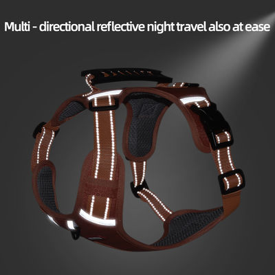New pet chest harness vest-style reflective large dog chest harness explosion-proof dog traction rope