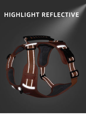 New pet chest harness vest-style reflective large dog chest harness explosion-proof dog traction rope