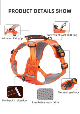 New pet chest harness vest-style reflective large dog chest harness explosion-proof dog traction rope