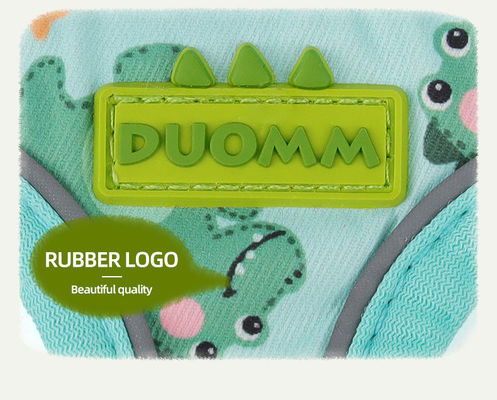 New dog leash small and medium-sized dog chest harness cartoon dinosaur dog walking rope reflective pet chest harness
