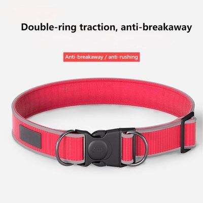 Anti-breakaway dog ​​collar Reflective anti-lost dog collar Adjustable medium and large dog pet collar
