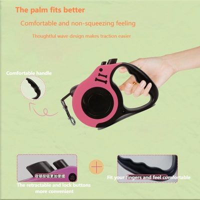 Retractable leash Nylon automatic retractable pet leash pet supplies
