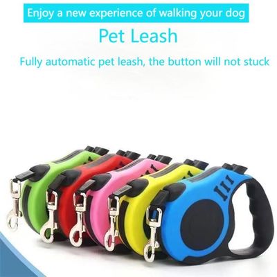 Retractable leash Nylon automatic retractable pet leash pet supplies