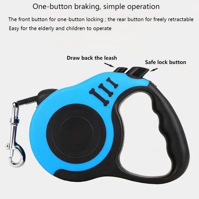 Retractable leash Nylon automatic retractable pet leash pet supplies