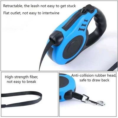 Retractable leash Nylon automatic retractable pet leash pet supplies