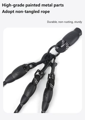 Dog leash multifunctional one-to-three dog leash reflective pet leash